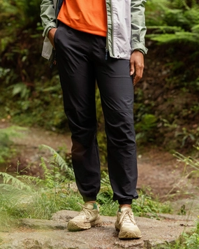 Sandstone Recycled Active Trail Jogger - Black Supportive Fit