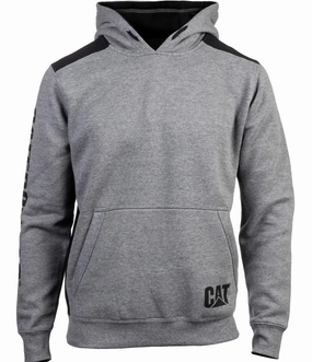 Caterpillar Logo Panel Hooded Sweatshirt Active Street