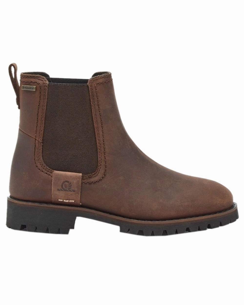 Comfortable Touch Chatham Womens Olympia II Premium Leather Waterproof Chelsea Boots