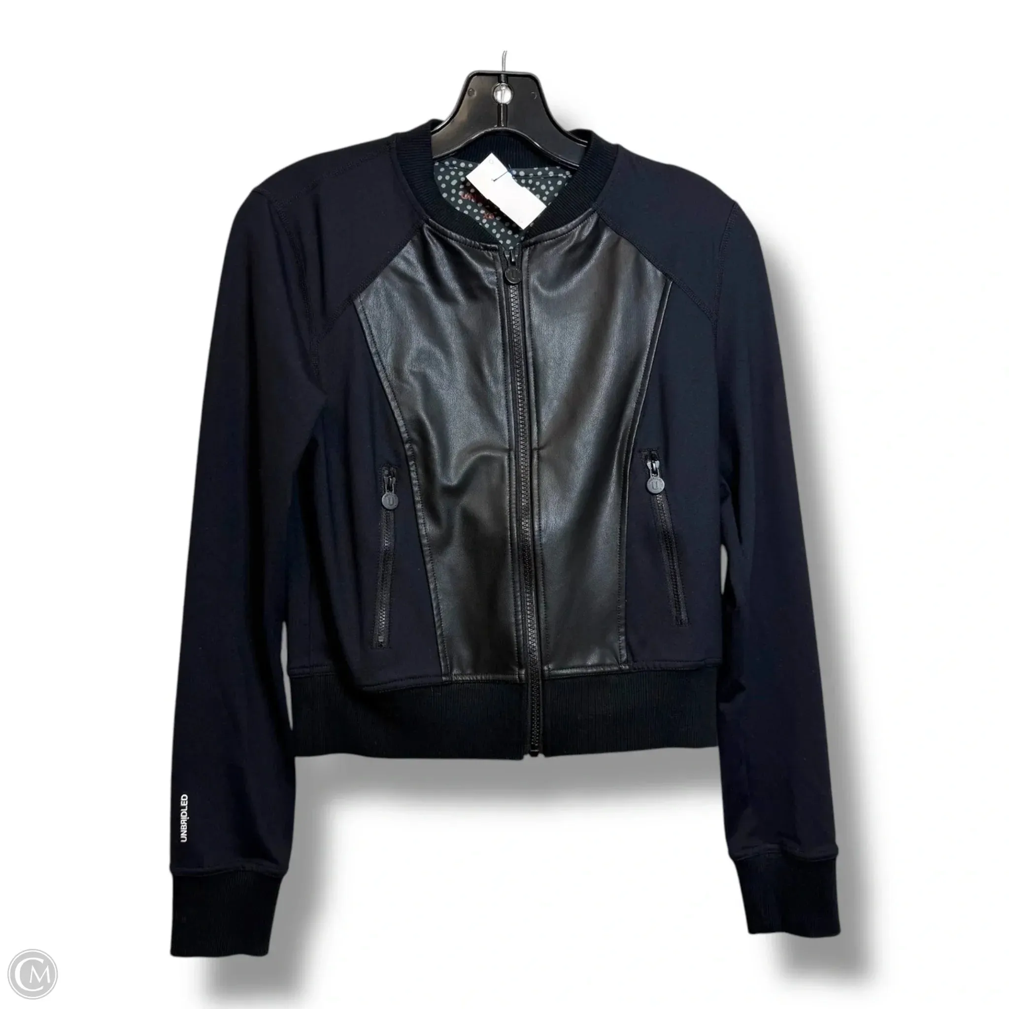 MultiPocketStyle Dual Layer Insulation Athletic Jacket By Clothes Mentor In Black, Size: Xs