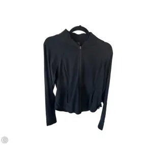 Everyday Comfort Fit Weatherproof Zipper Closure Athletic Jacket By Athleta In Black, Size: M
