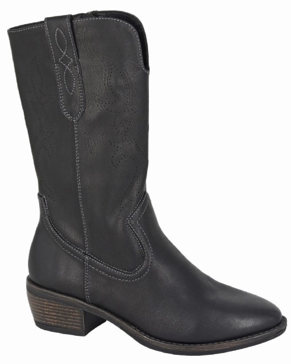 Cipriata Womens Wanda Inside Zip Cowgirl Boots All-Purpose Footwear Functional Form