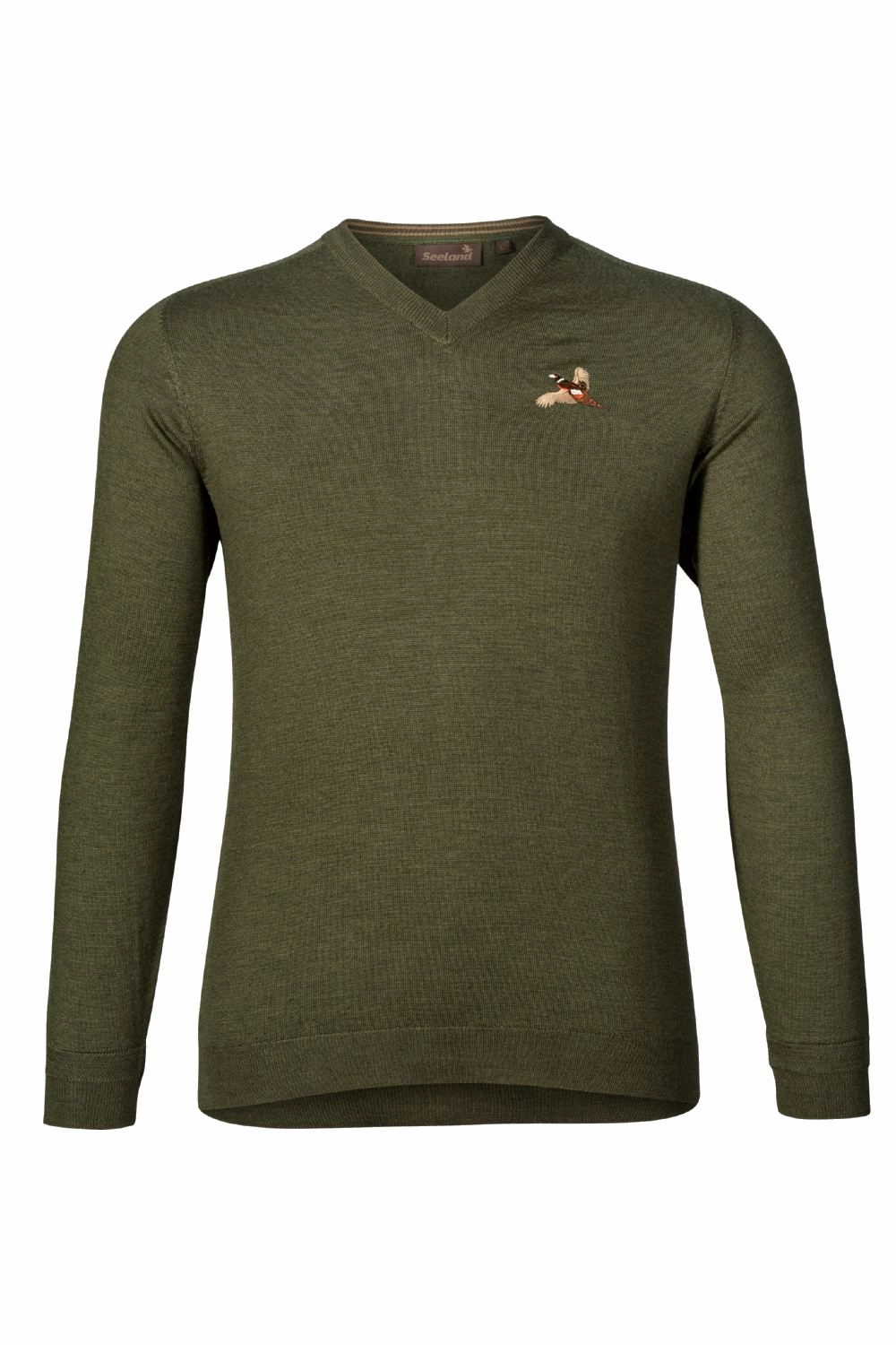 Overlock Edge Finish Anti Snag Fabric Seeland Woodcock V-neck Pullover