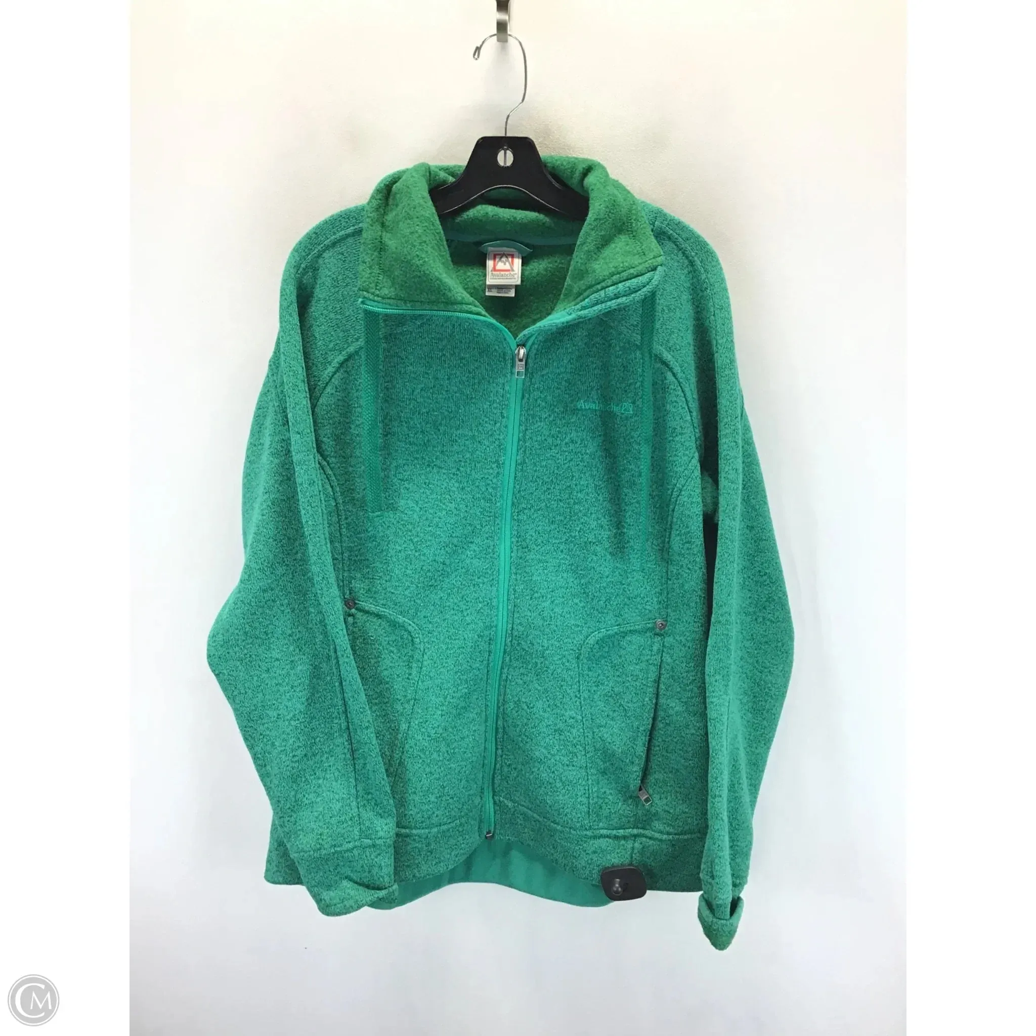 Athletic Jacket By Avalanche In Green, Size: Xl Flexible Side Gussets