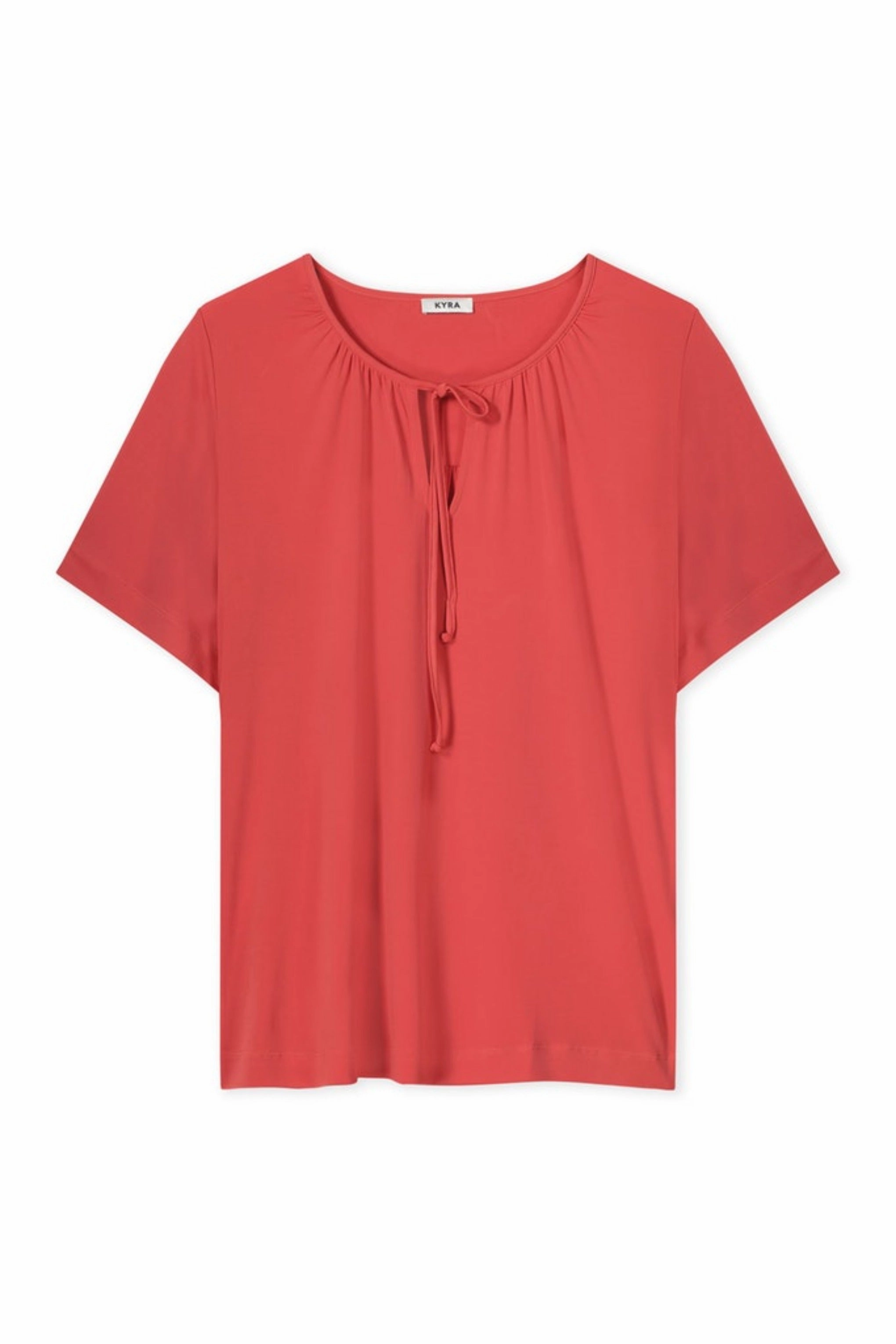 Thermochromic Color Shift Tech Clasine Flared Sleeve Jersey Top - Rose Red