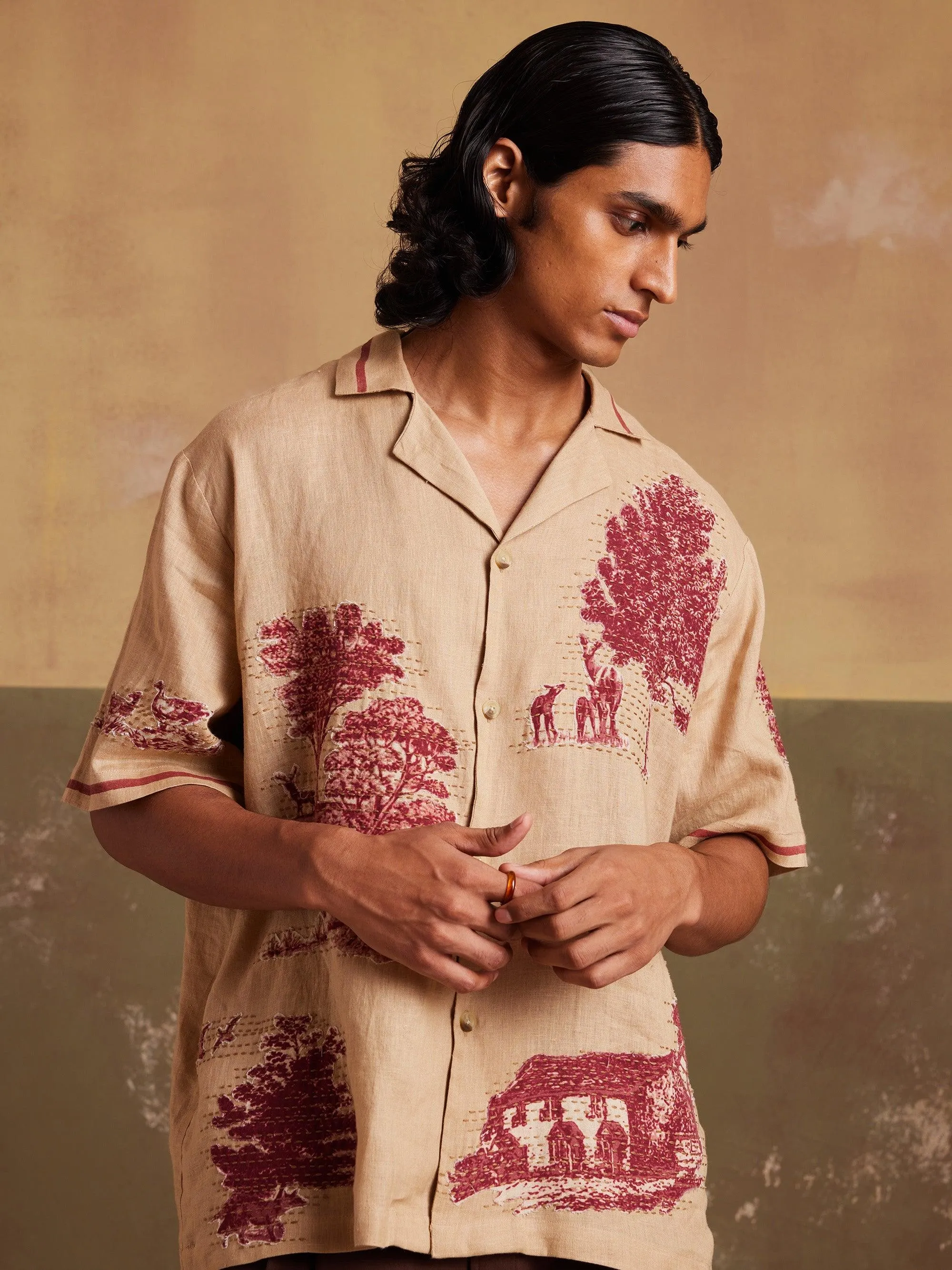 Patched Uni Shirt Sustainable Choice
