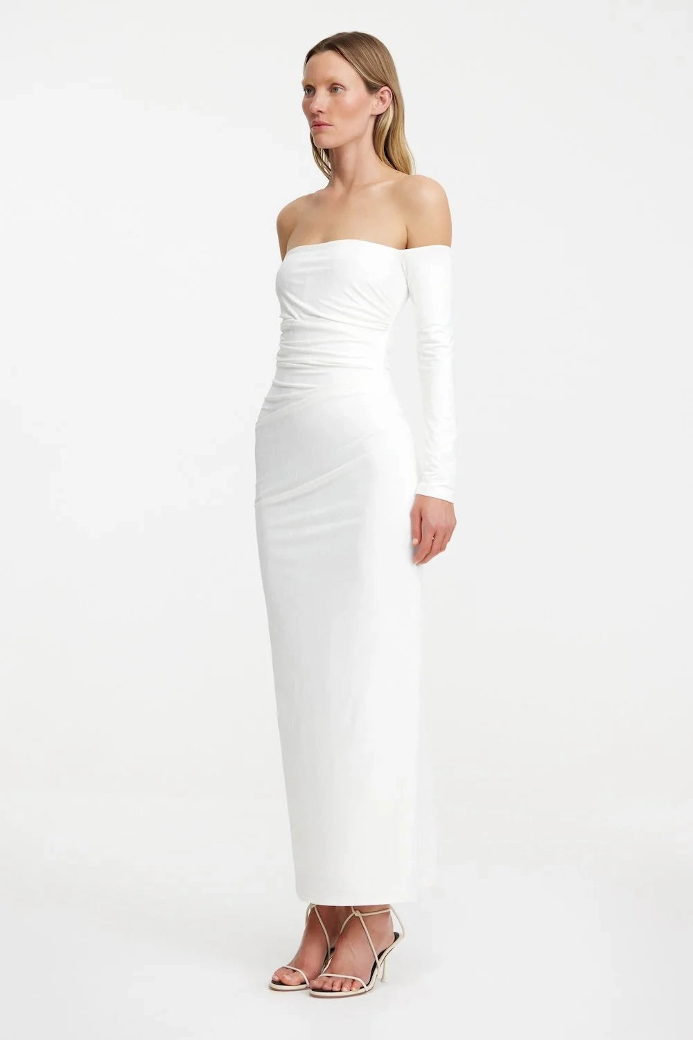 SIGNIFICANT OTHER | Nala Maxi Dress - Chalk Trend Glow Cool Elegance