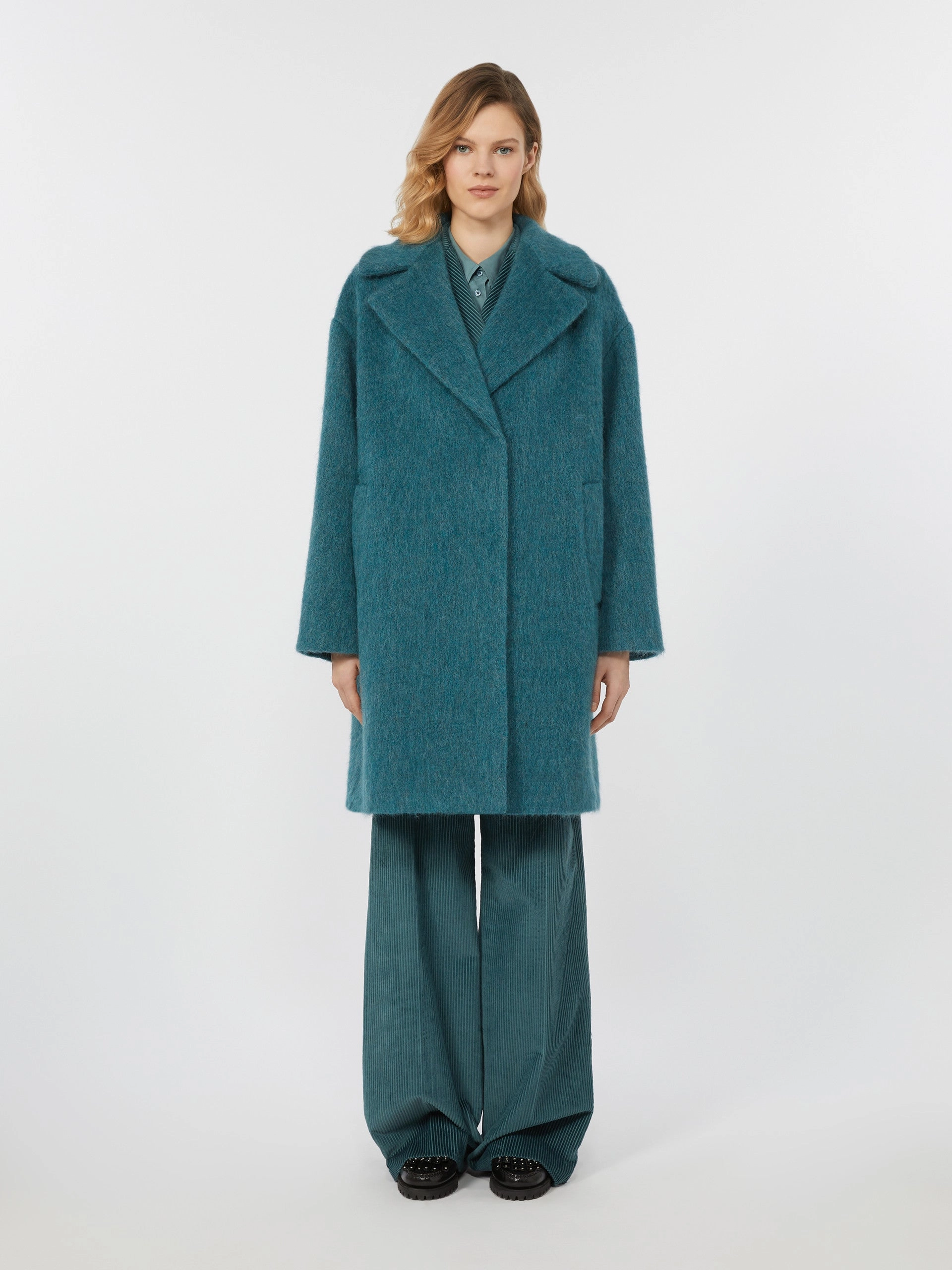 Essential Fit Day To Night Wear Weekend Max Mara Rada Coat in Oil