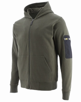 Caterpillar Loopback Full Zip Hoodie Luxury Feel