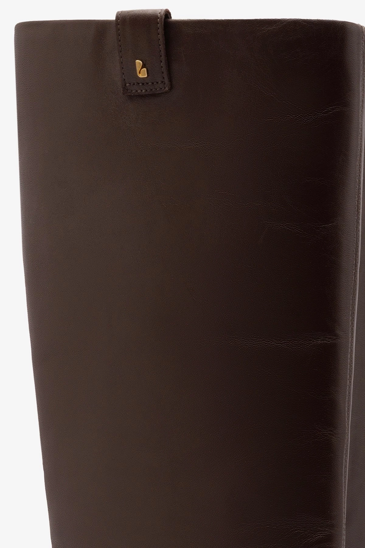 Alexis Flat Boot In Brown Leather quick-drying Flexible Frame Weather Resistant User