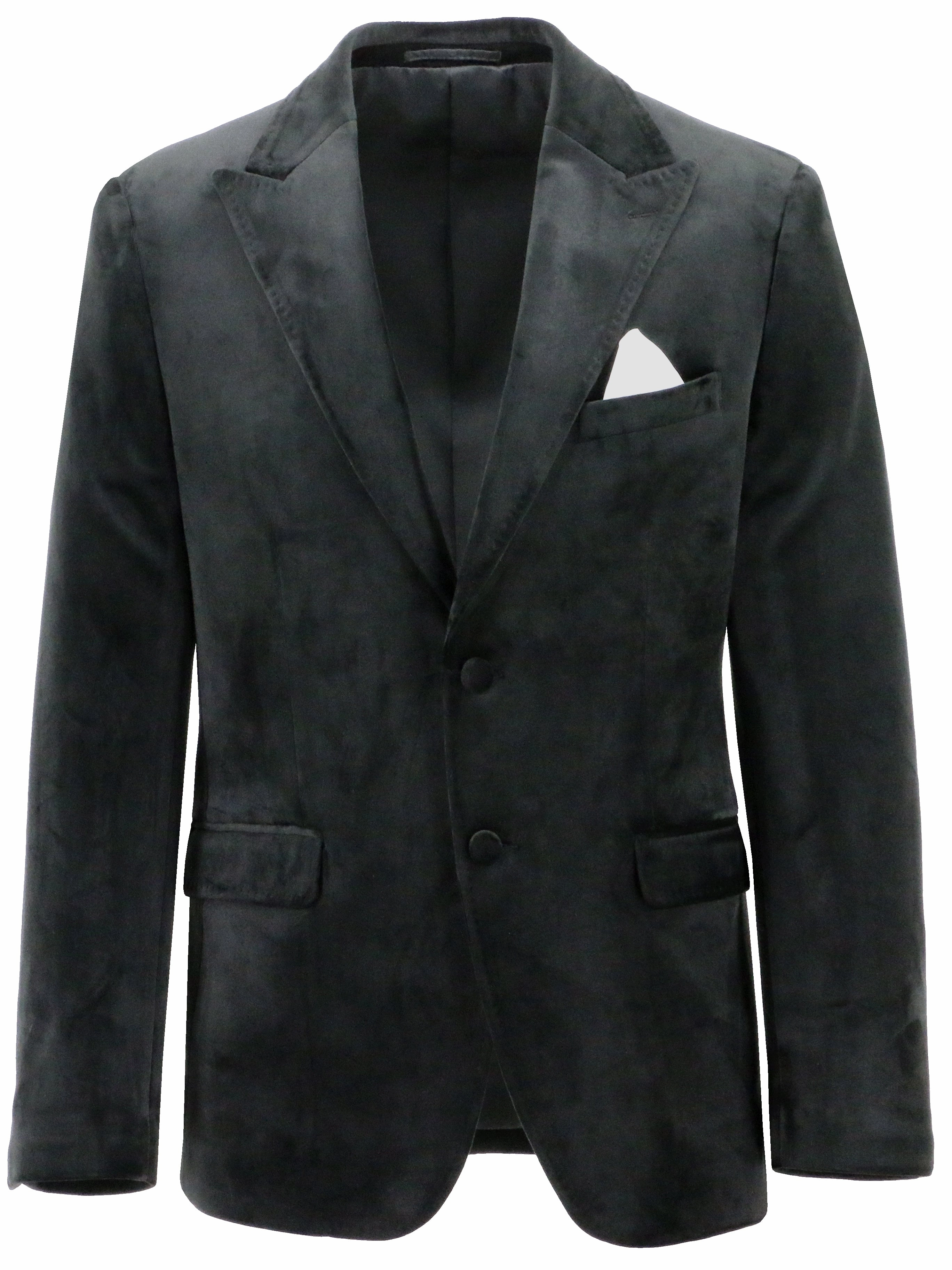 Turin Black Velvet Sports Jacket Affordable Fashion Abrasion resistant