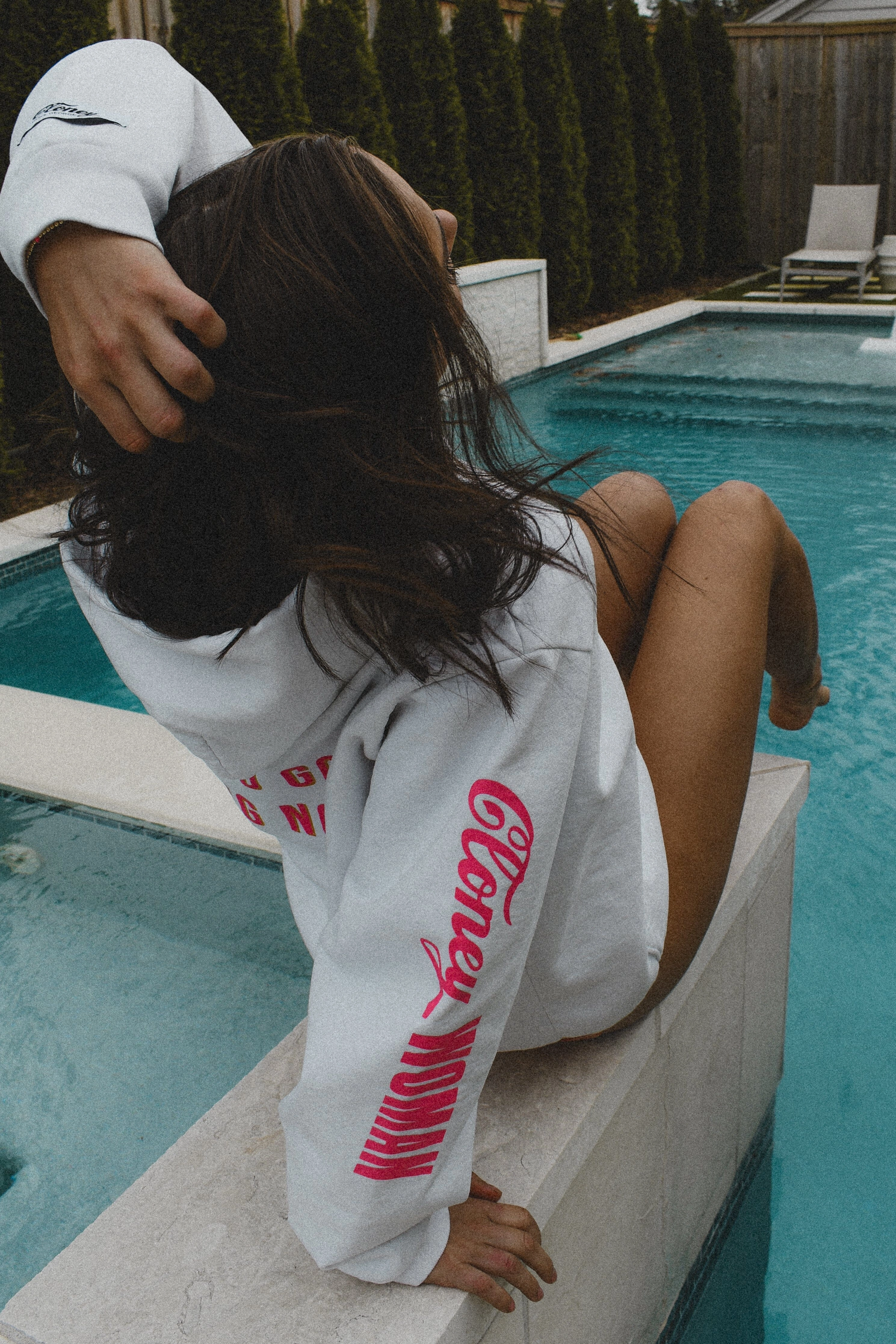 No Stress CLONEY | Pretty Cloney Hoodie - White