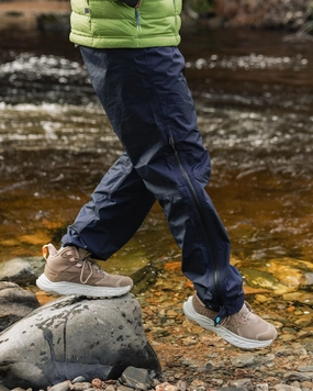 Casual Comfort Non Slip Waist Grip Cloudburst Waterproof Recycled Trouser - Deep Navy