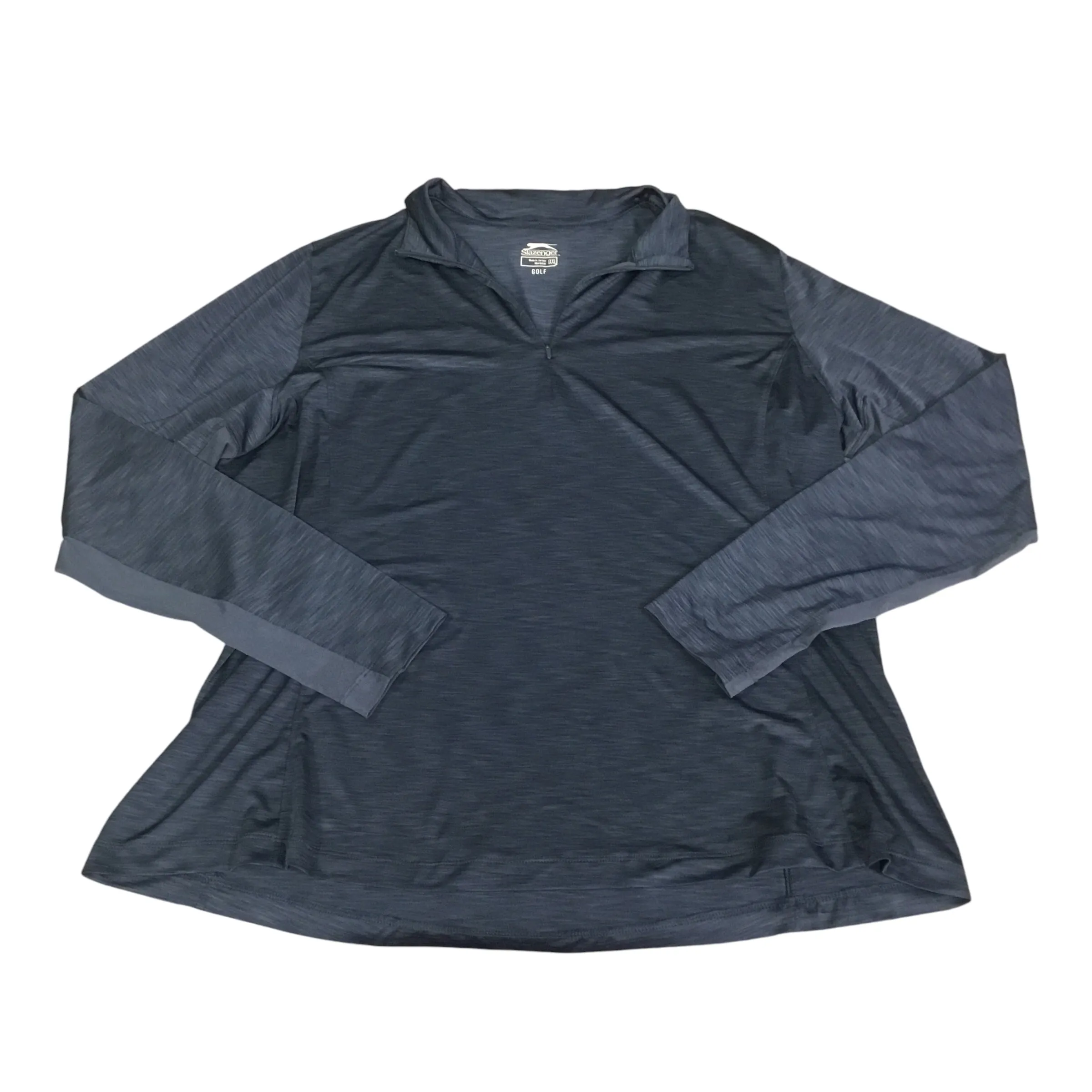 Athletic Jacket By Slazenger In Blue, Size: 2x Cozy Design
