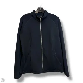 Contoured Silhouette Recycled Material Construction Athletic Jacket By 32 Degrees In Black, Size: M
