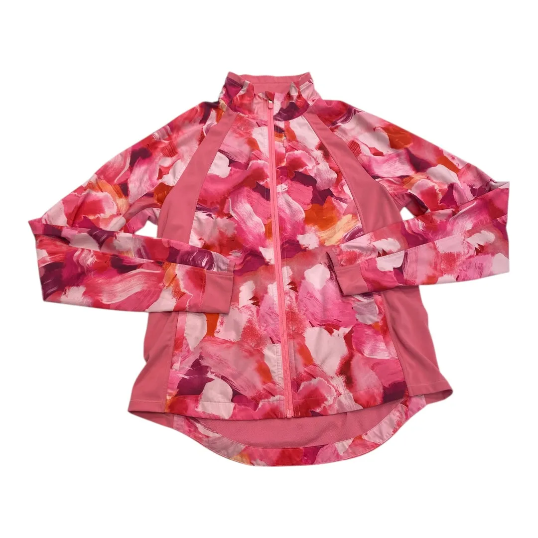 Durable Double Stitching Athletic Jacket By Athleta In Multi, Size:S