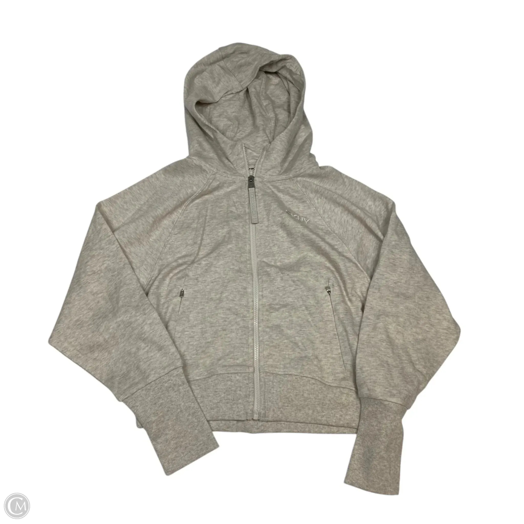 Athletic Jacket By Dkny In Cream, Size: S Travel Must