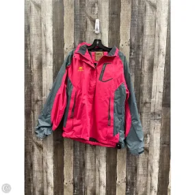 Athletic Jacket By Cme In Pink, Size: Xl High Tensile Reinforcement Rubberized Trims