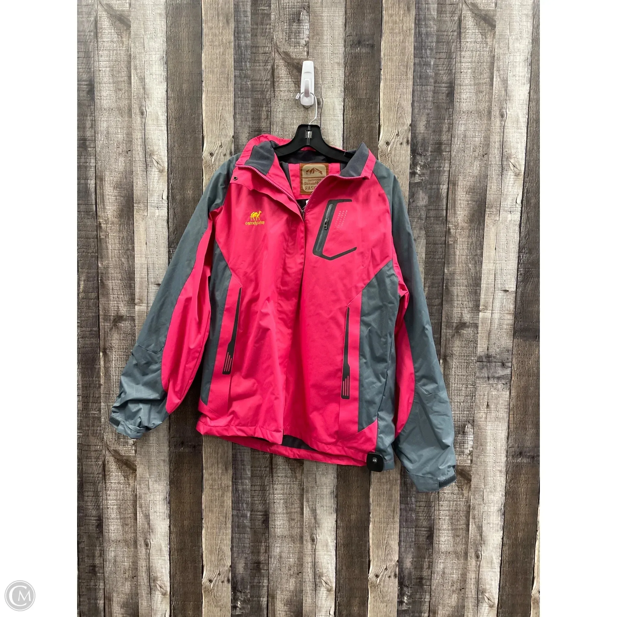 Athletic Jacket By Cme In Pink, Size: Xl High Tensile Reinforcement Rubberized Trims