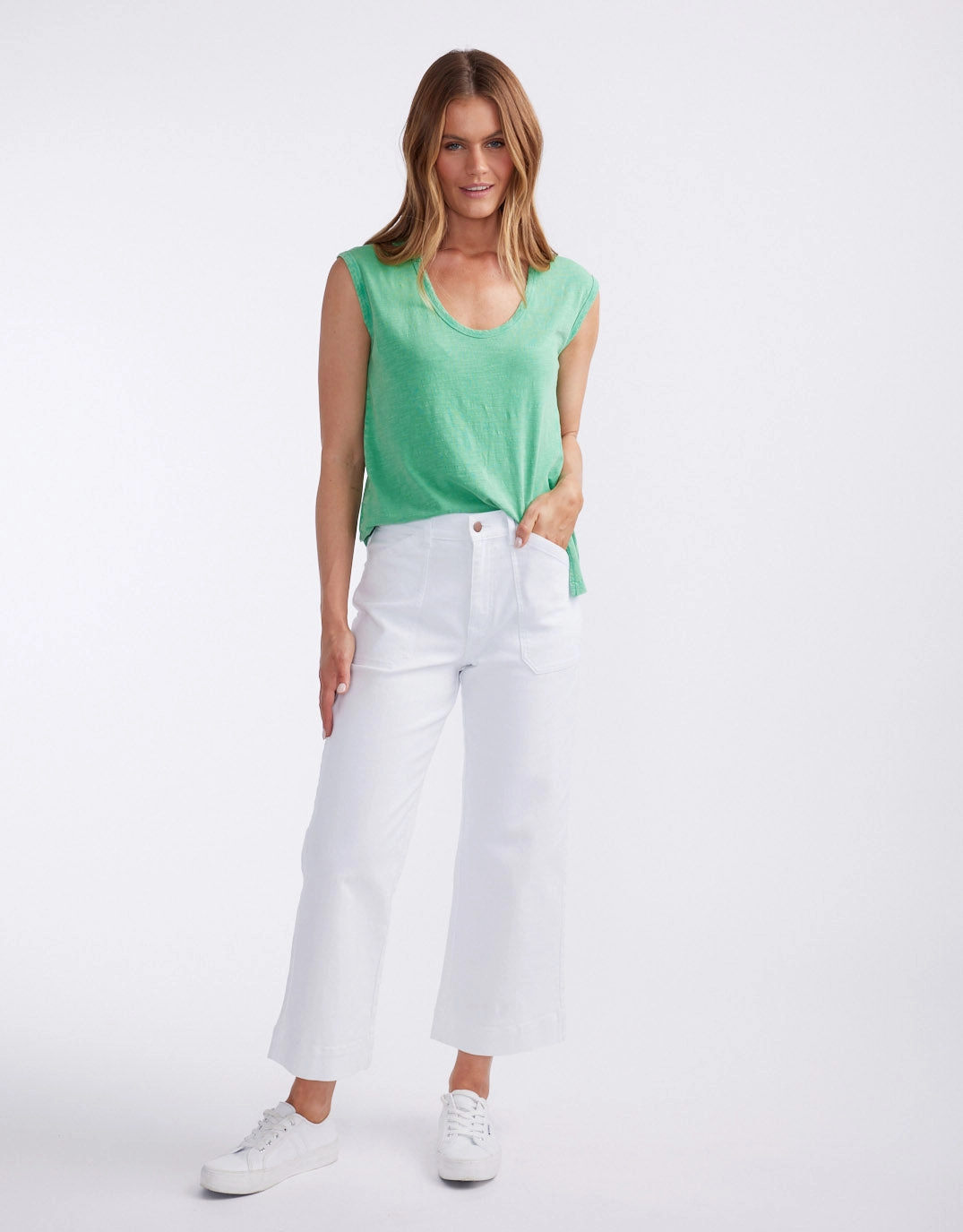 Cali Stitch Tank - Apple plus - tall size