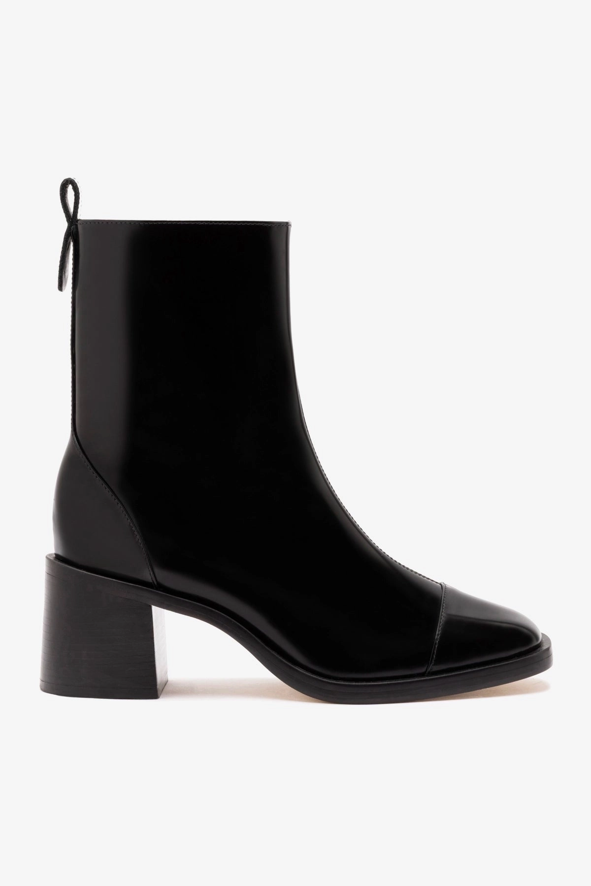 Mini Ricky Boot In Black Box Leather Supportive sole