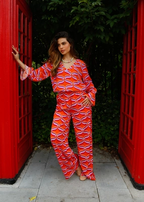 Performance Wear PP Kylie Trousers in Ribbon Orange