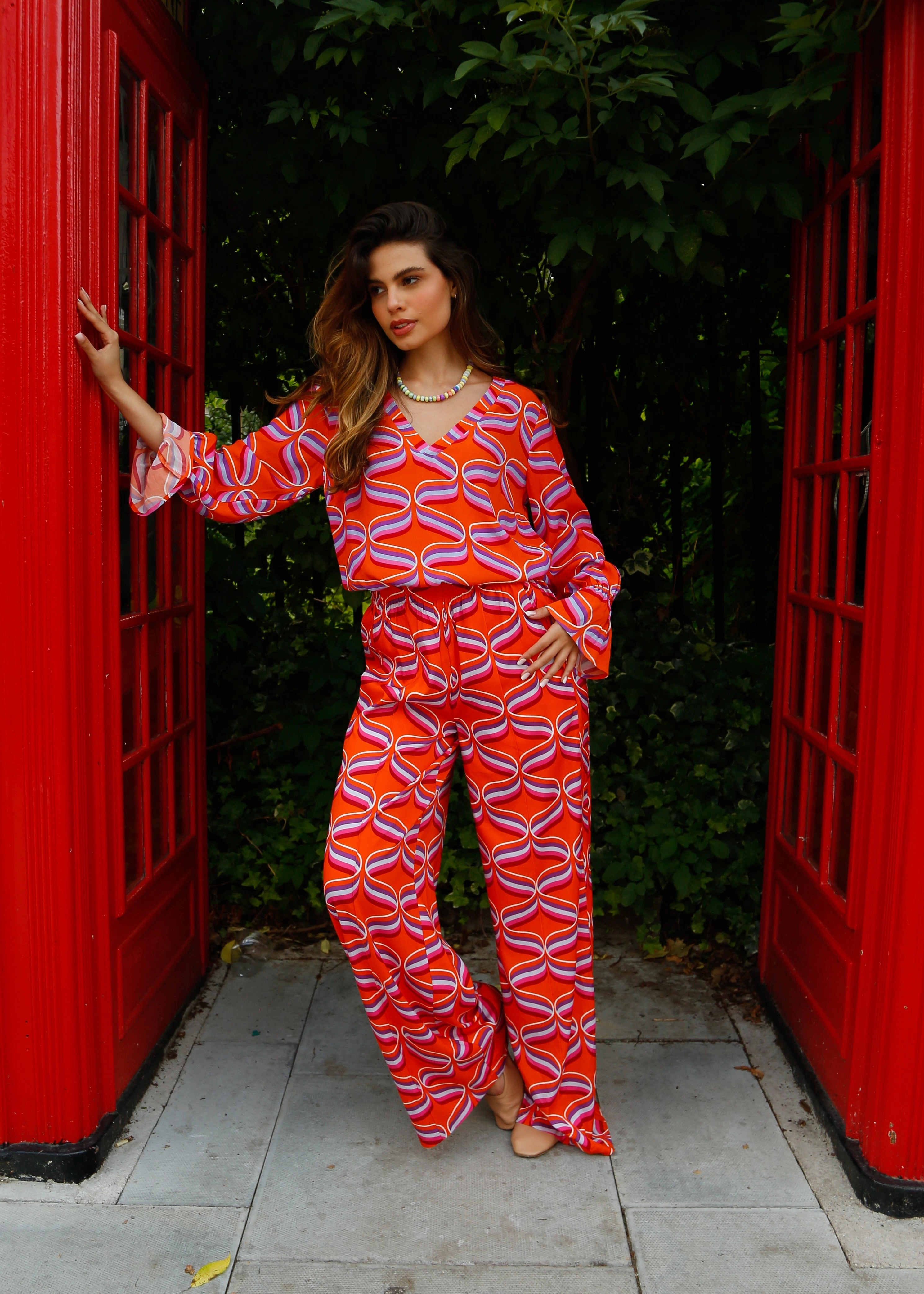 Performance Wear PP Kylie Trousers in Ribbon Orange