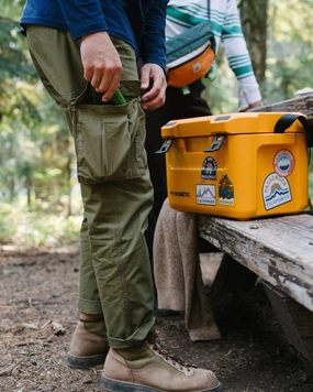 Adventurer Cargo Trouser - Khaki Anti Static Finish Relaxed Comfort Wear