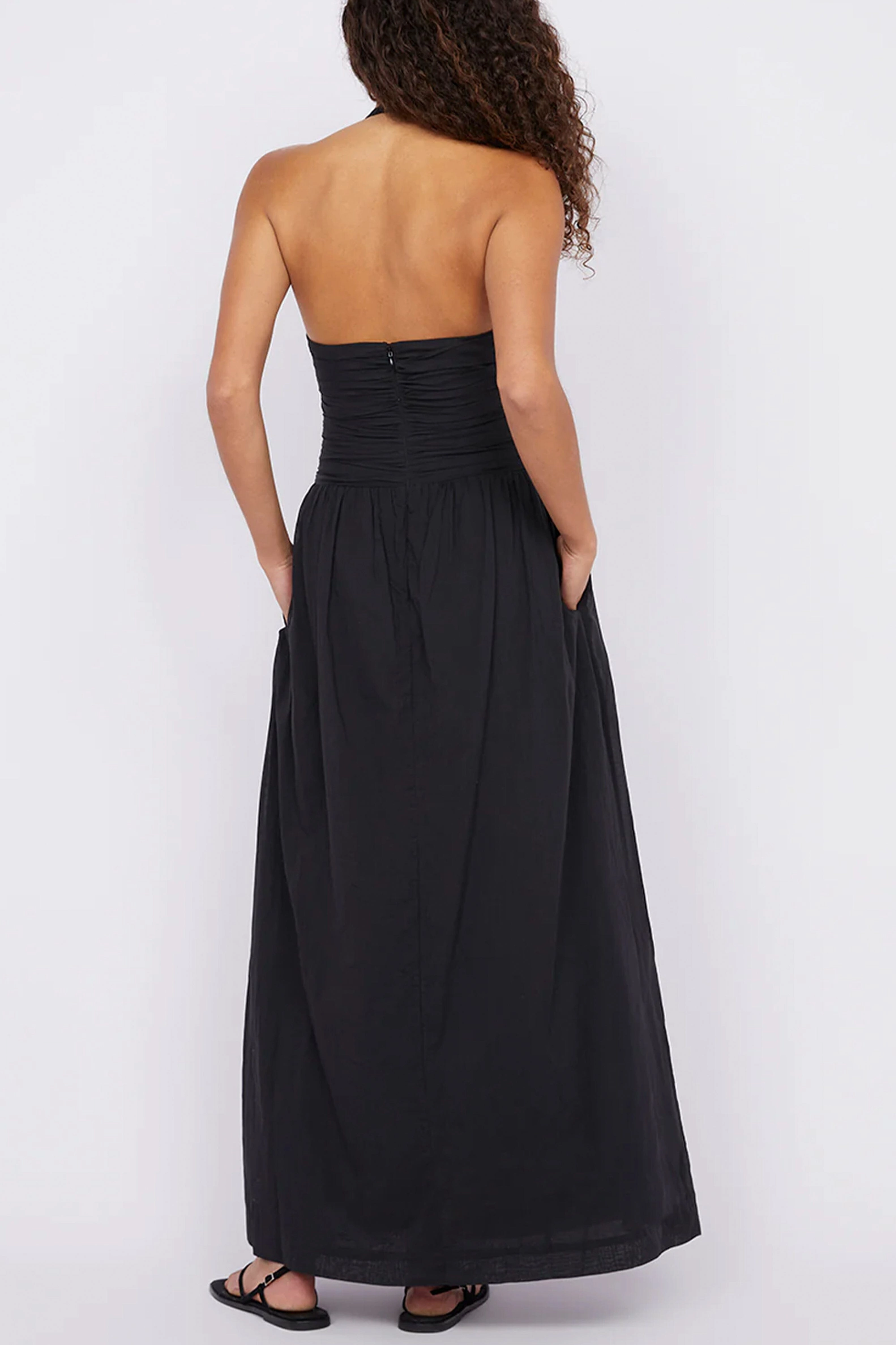 BEC   BRIDGE | Franca Halter Dress - Black All Fitwear