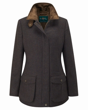 Anti Pilling Finish Alan Paine Surrey Tweed Coat Clearance