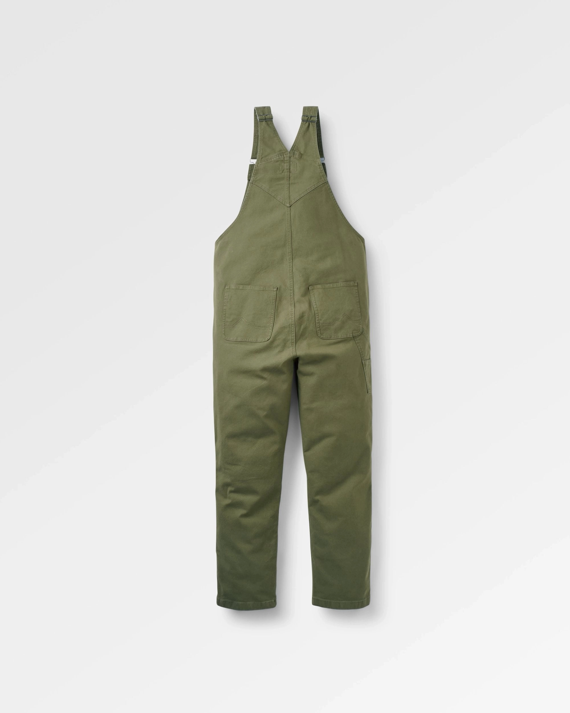 Straight Leg Vantage Organic Cotton Dungaree - Khaki