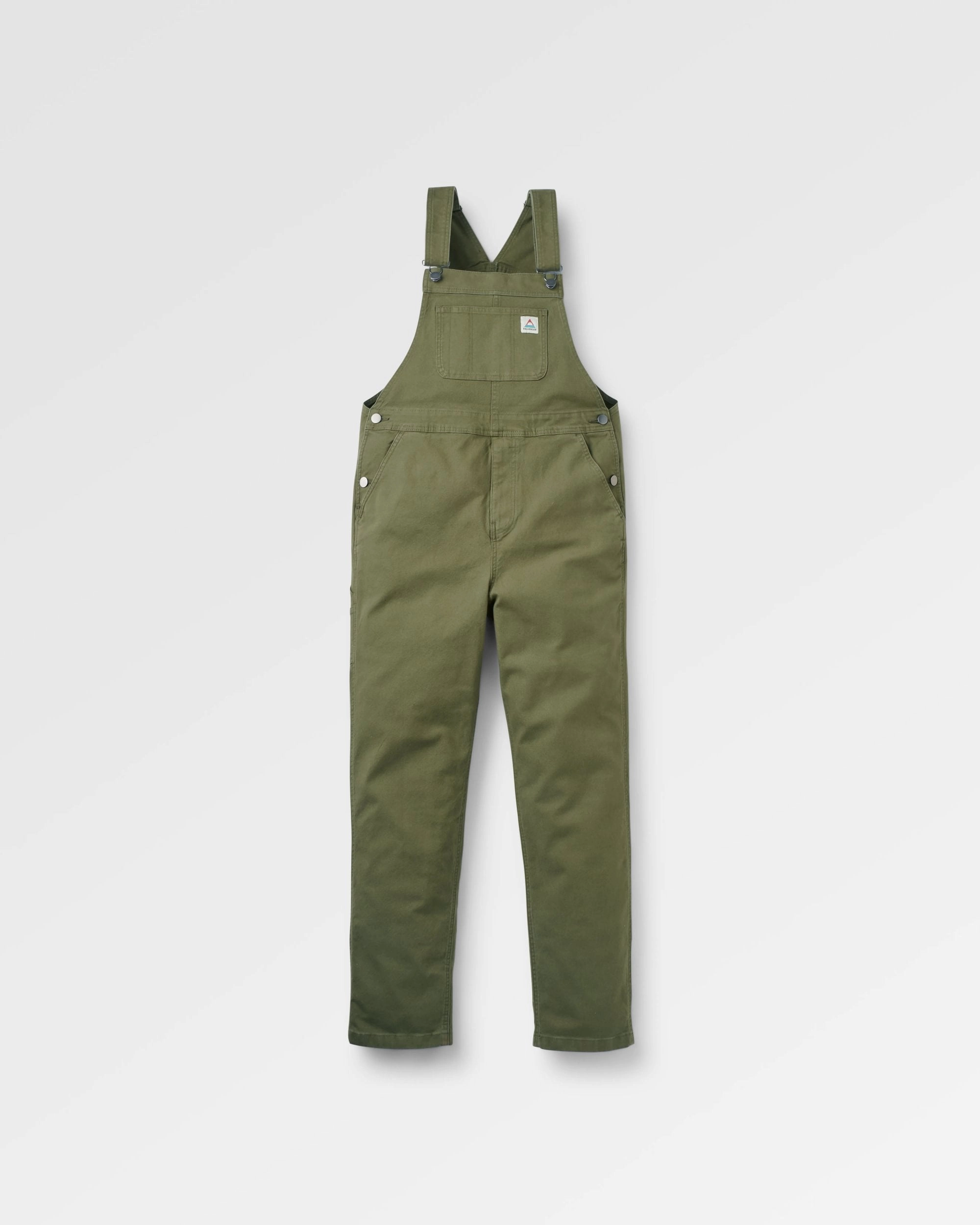 Stretch Support Fit Vantage Organic Cotton Dungaree - Khaki