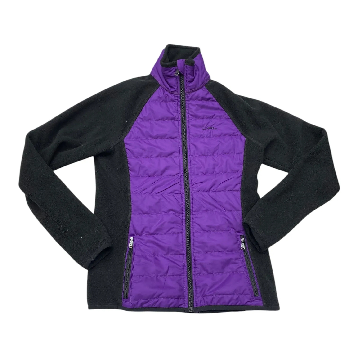 Athletic Jacket By Ralph Lauren In Black & Purple, Size:Xs Casual Feel