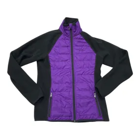 Athletic Jacket By Ralph Lauren In Black & Purple, Size:Xs Casual Feel