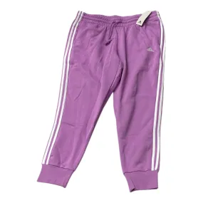 Athletic Pants By Adidas In Purple, Size:2X Trendy Layering