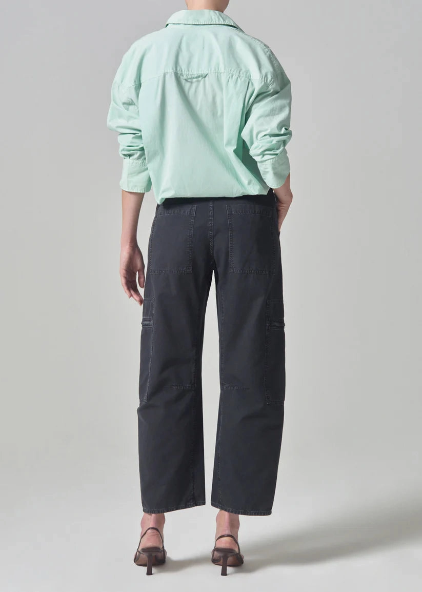 Citizens of Humanity Marcelle Cargo in Washed Black Chic Design Wear
