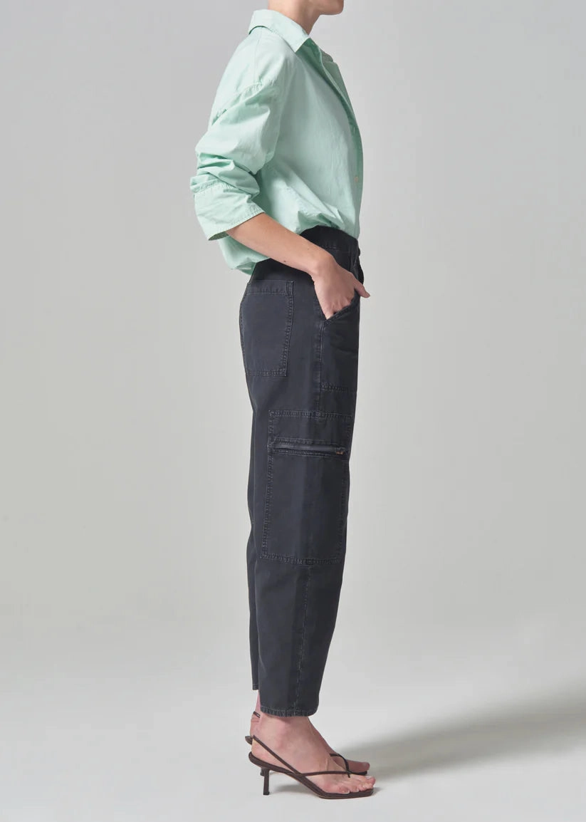 Active Layers Soft Wear Citizens of Humanity Marcelle Cargo in Washed Black