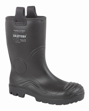 Flexible Outsole Weatherproof Seam Sealing Grafters Full Safety Waterproof Rigger Boots