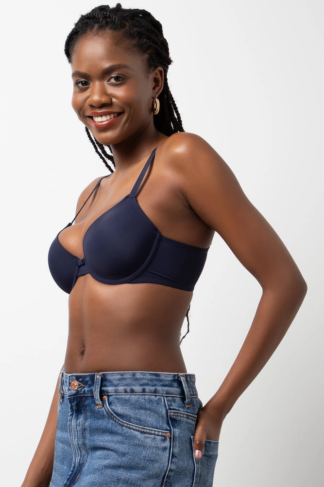 2 Pack Bras Navy & Blue Seamless Durable Design
