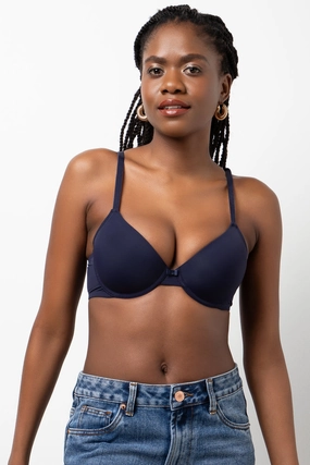 Comfortable Band Seamless 2 Pack Bras Navy & Blue
