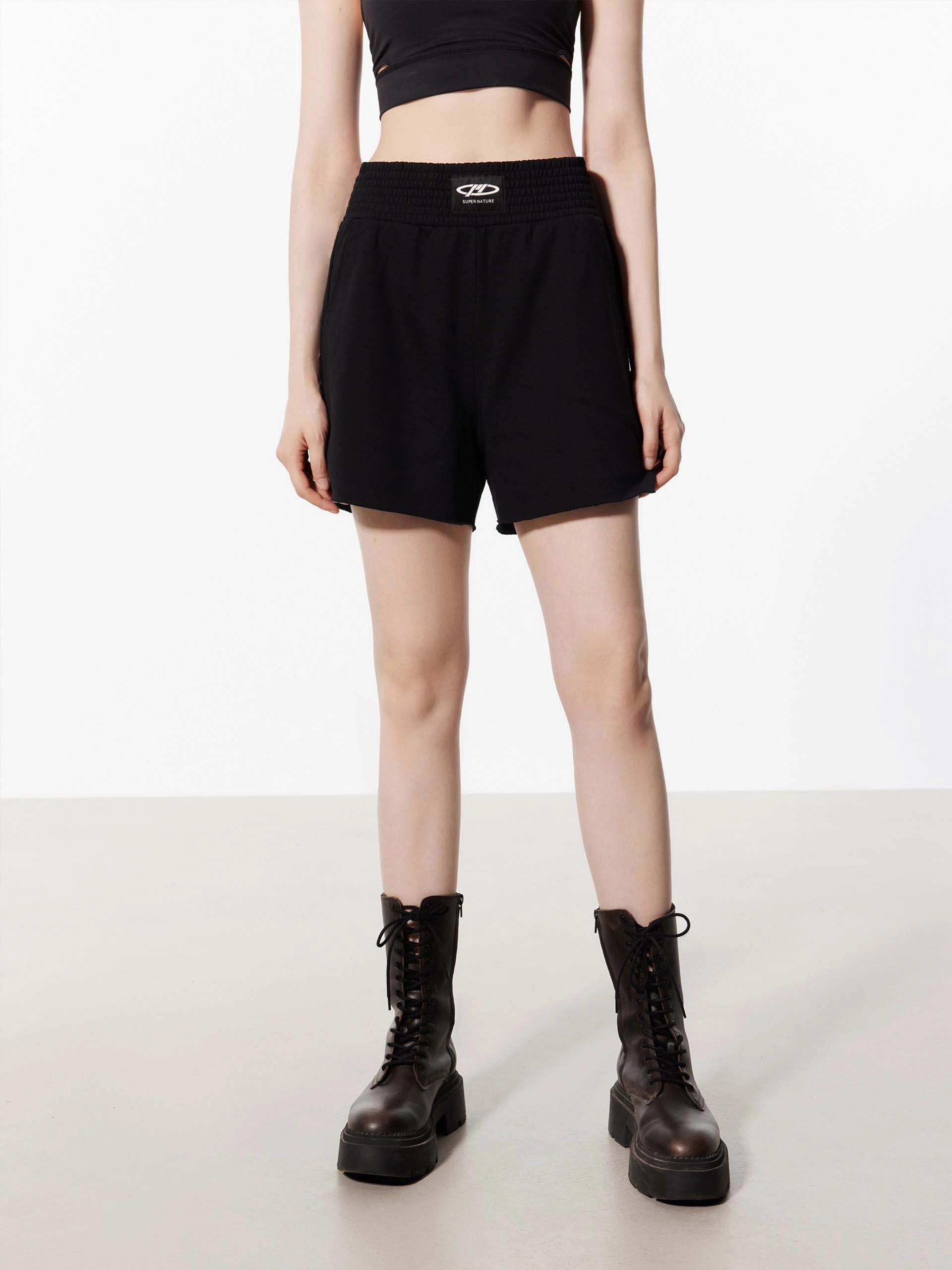 Sport Style No Slip Waistband Wide Waistband Casual Shorts