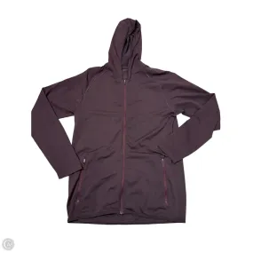 Mid Length Design Hollow Fiber Fill Athletic Jacket By Lululemon In Maroon, Size: M