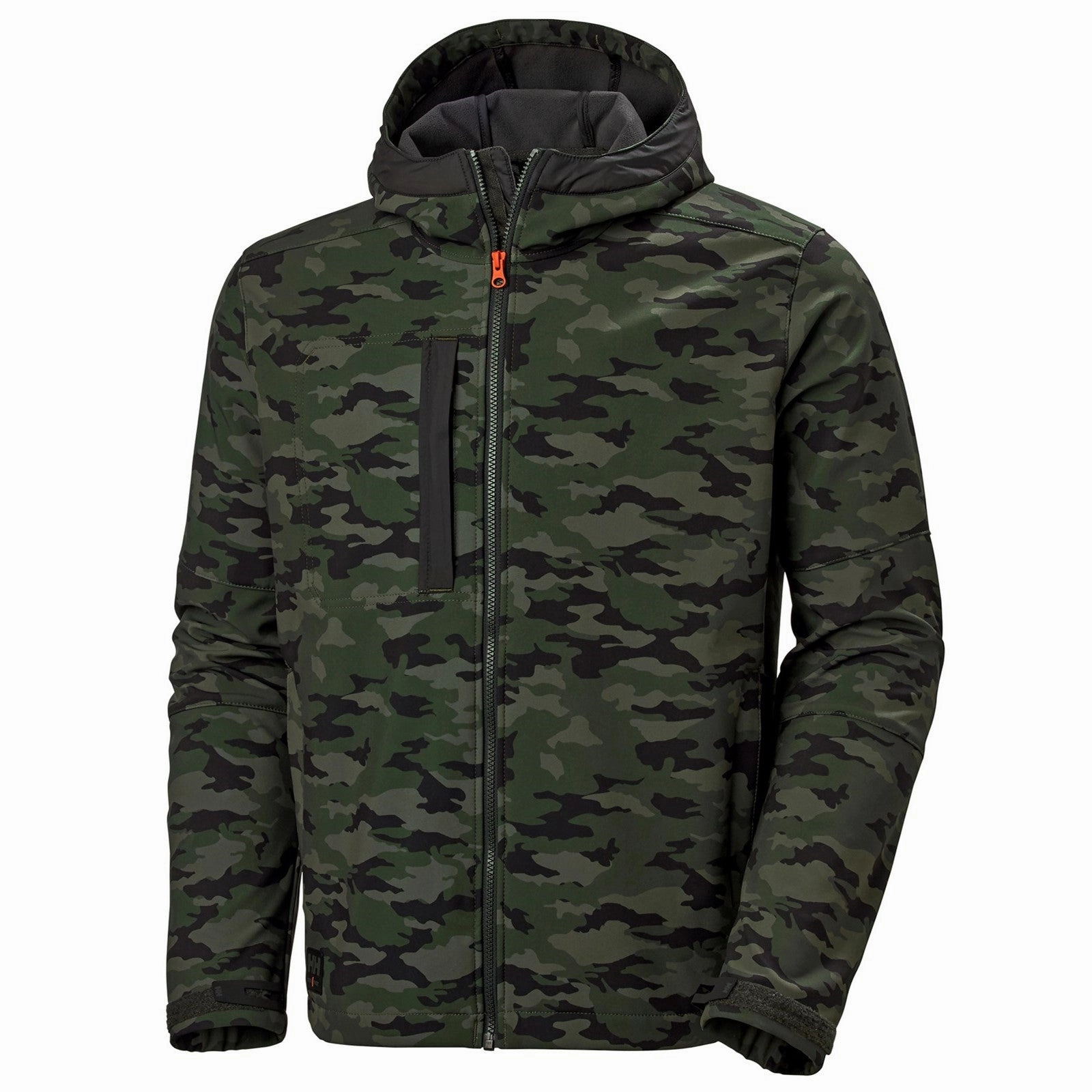 Helly Hansen Kensington Hooded Softshell Jacket Back Graphic Retro futuristic