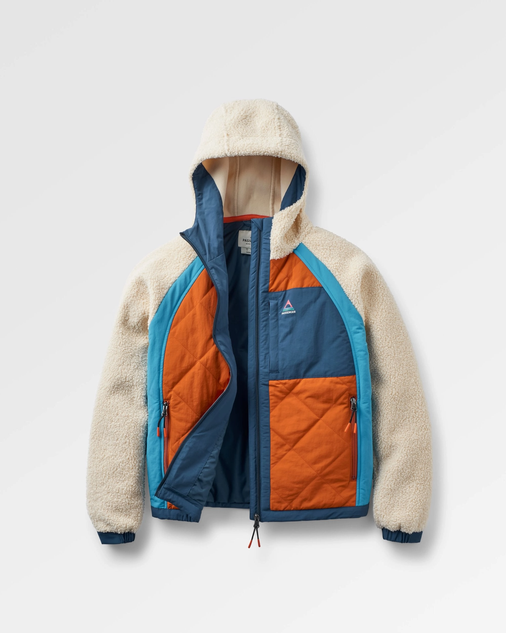 Lightweight Lining LightweightInsulation Lara Quilted Jacket - Oat/Sunset Orange