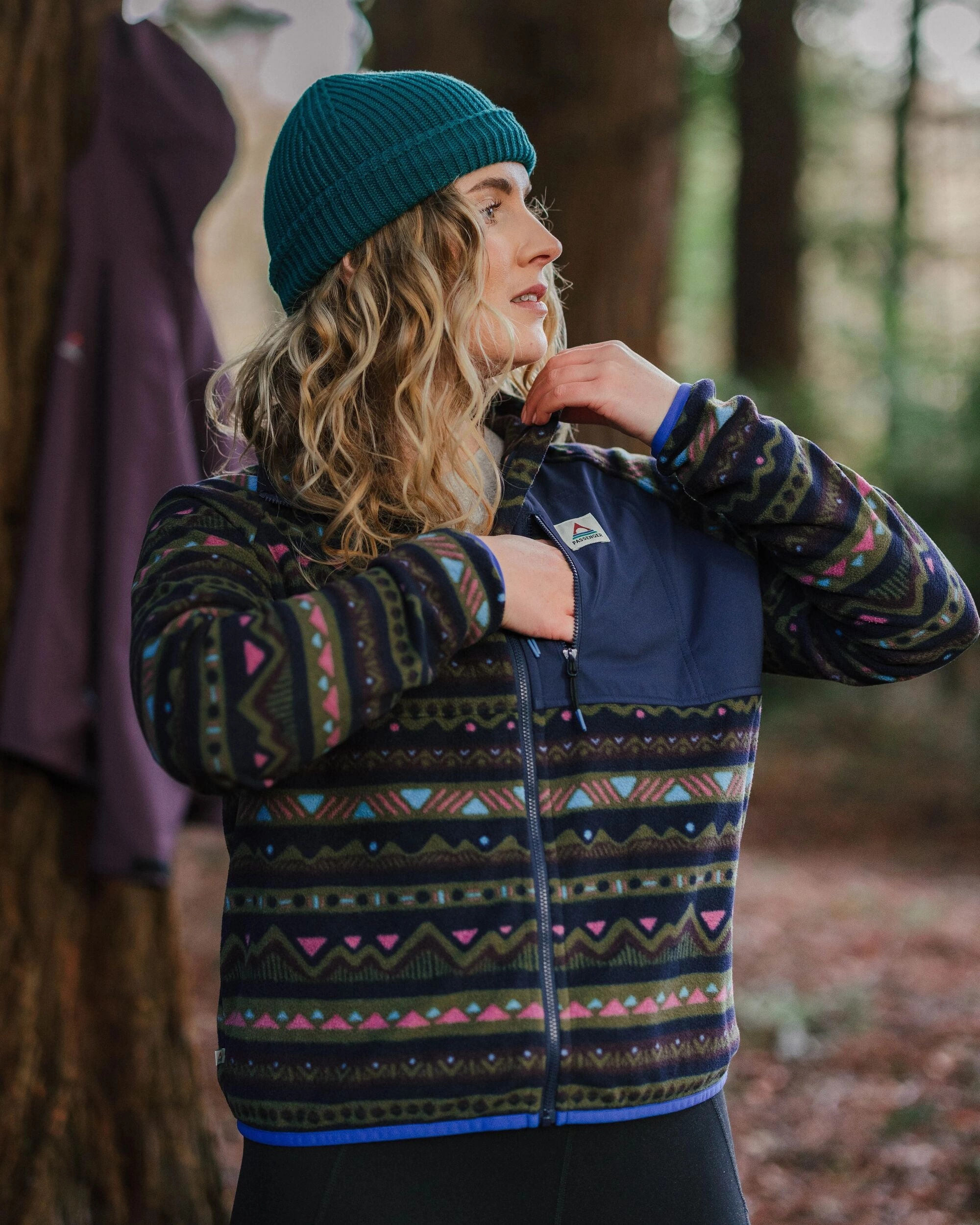 Breckenridge Recycled Waterproof 3 In 1 Jacket - Deep Plum Convertible styles