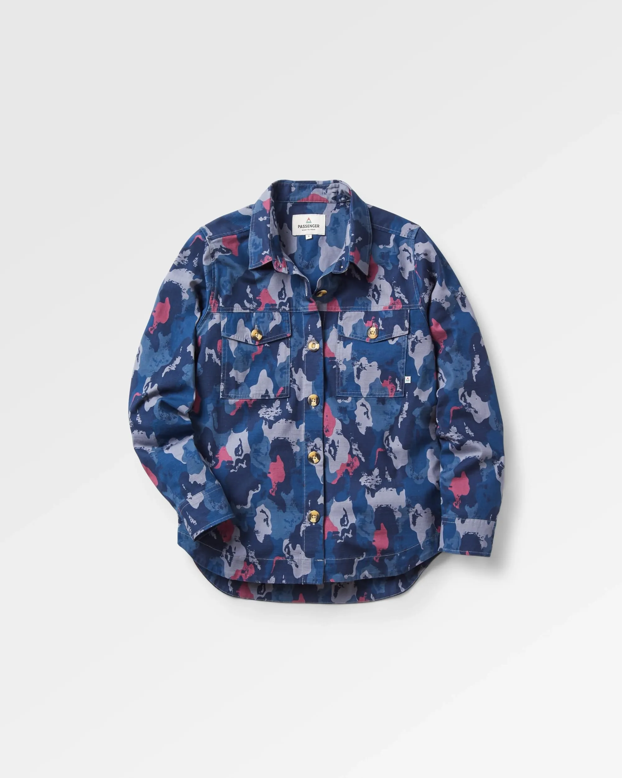 Coral Organic Cotton LS Shirt - Sycamore Camo Cozy Feel