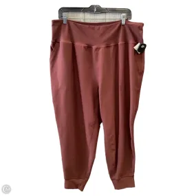 Athletic Pants By Old Navy In Maroon, Size: 2x Lightweight Weave Modern Utility
