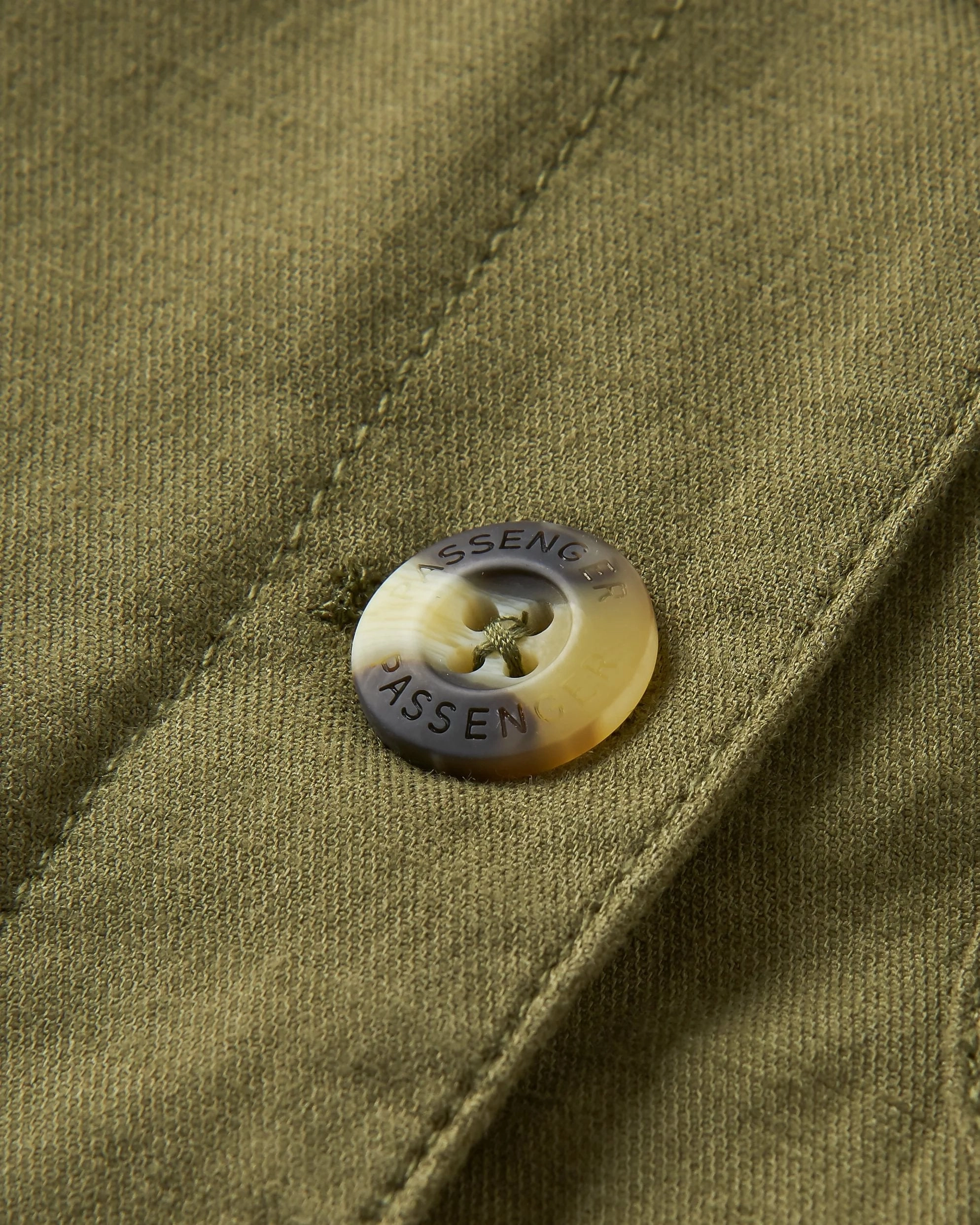 Wind Resistance Slim Waist Resonate Organic Cotton Boiler Suit - Khaki