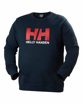 Helly Hansen Mens Logo Crew Sweatshirt Cozy Apparel