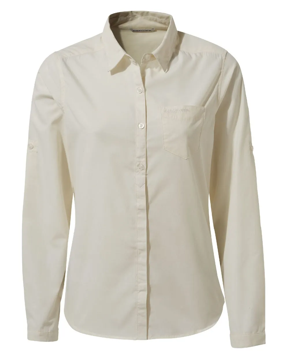 Pure Cotton Weekend Outfit Craghoppers Womens Kiwi II Long Sleeved Shirt